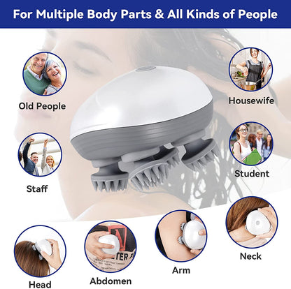 SPORTICOOL™ Electric Multifunctional Head Massager